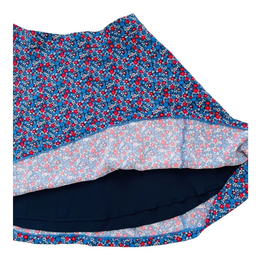 Tommy Hilfiger Multicolor Floral Print A-Line Skirt Women's Size 6 Flare - Picture 4 of 14